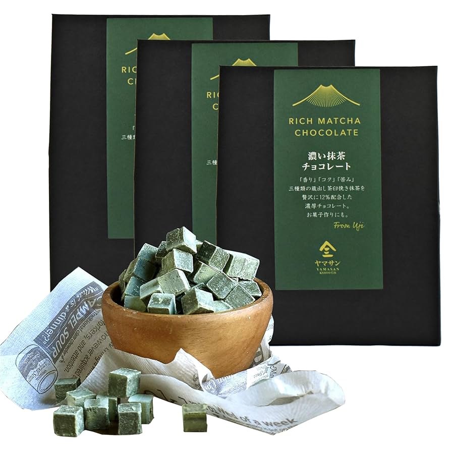 MATCHA まとめ買い Amazon.co.jp: Rich Matcha Chocolate 2.4 oz (70 g) x 3 Boxes