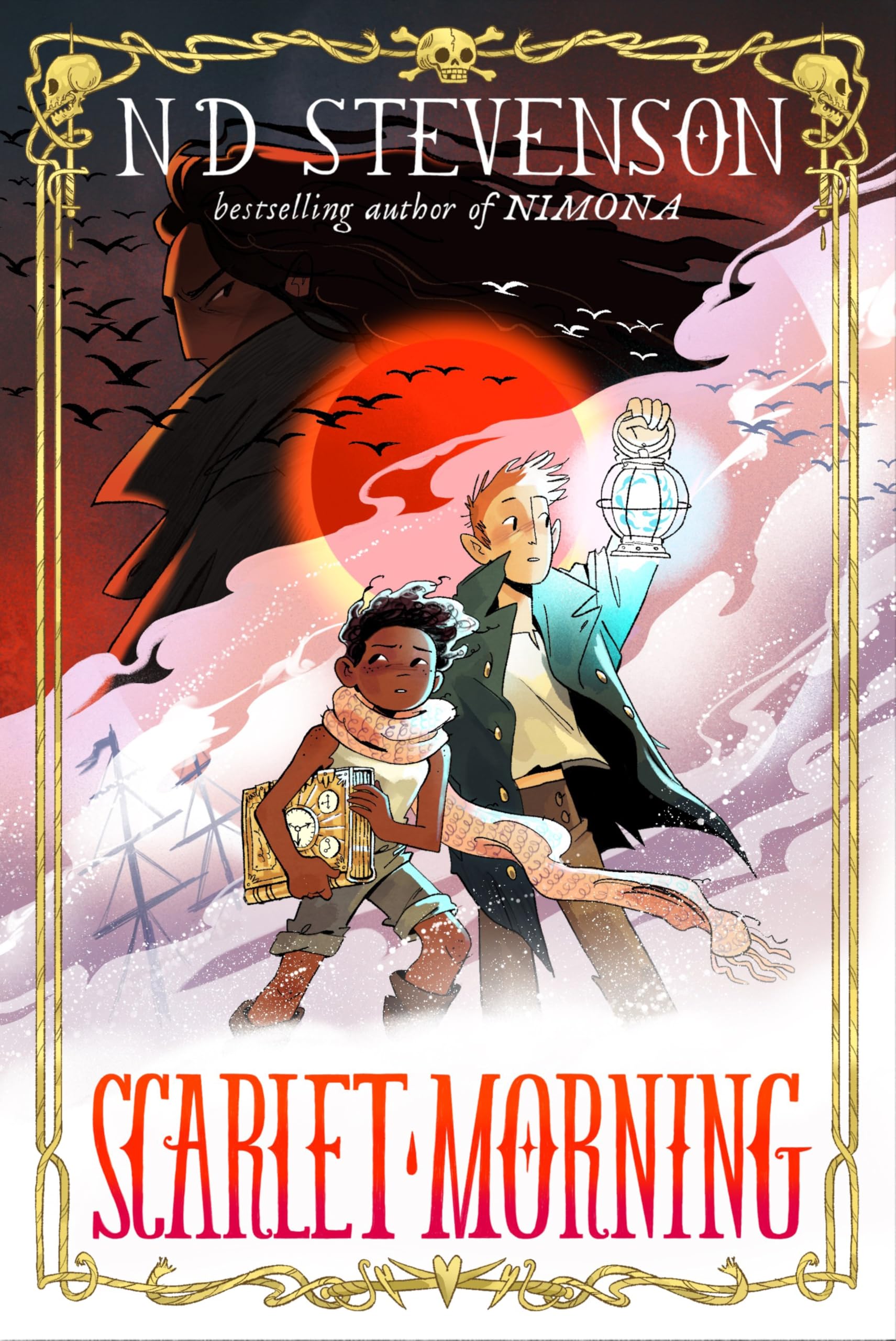 Scarlet Morning, Book 1: Scarlet Morning: An Illustrated Middle Grade Fantasy About Two Orphans on a Pirate Adventure for Children (Ages 8-12)