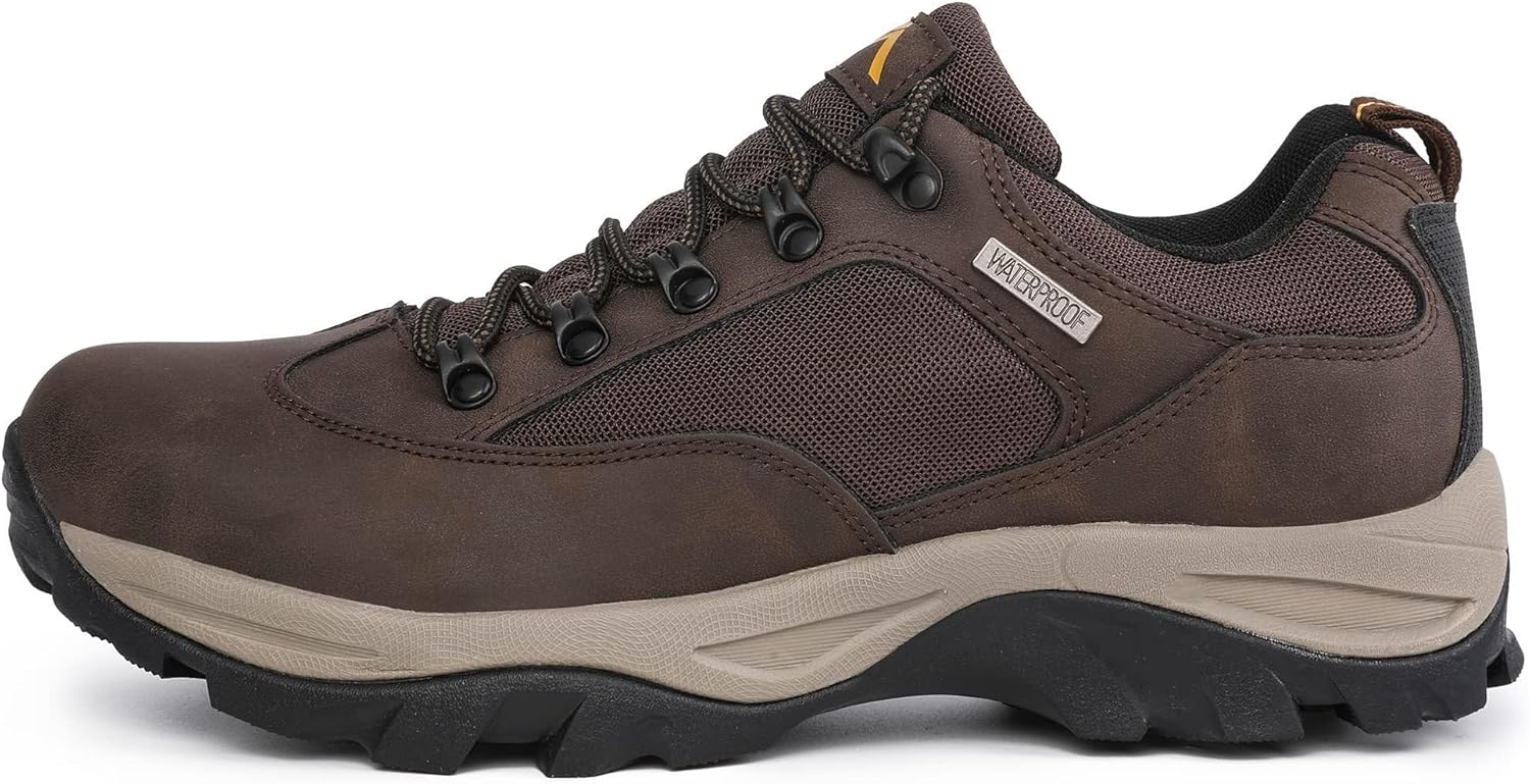CC-Los Men's Waterproof Work & Hiking Shoes - Soft Toe Slip-Resistant with Cushioned Midsole Size 7-13.5 - Image 7
