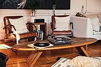 Vista 5 de Audio-Technica at-LPGO-BT Fully Automatic Wireless Belt-Drive Turntable (Gun-Metal/Black)