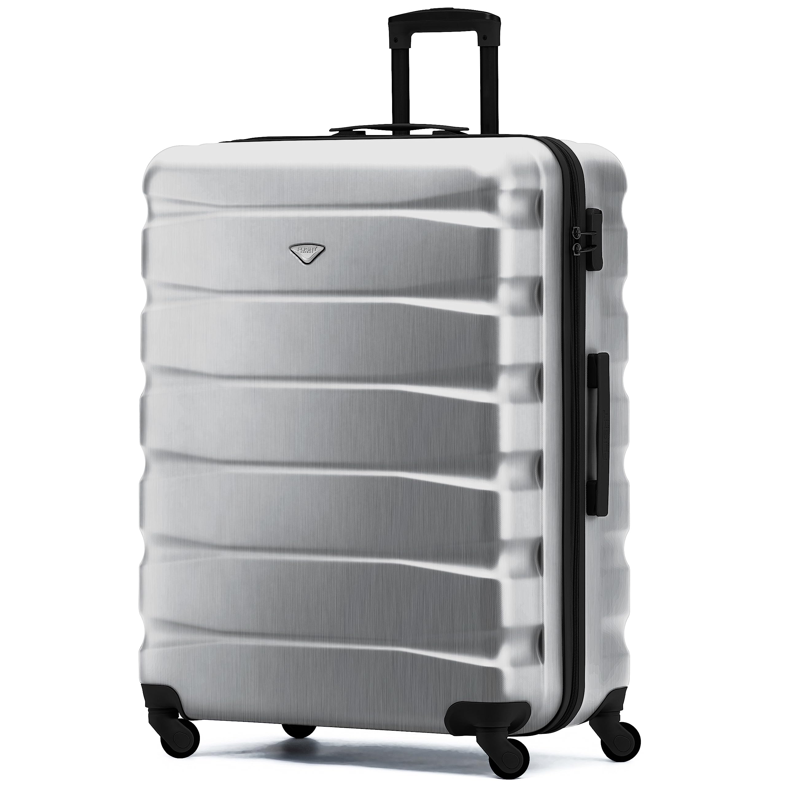 Flight Knight Lightweight 4 Wheel ABS Hard Case Medium Suitcase Approved for Over 100 Airlines Including easyJet, British Airways, Ryanair, Jet2, Emirates & Many More - Check-in Medium Size 25" — view 140