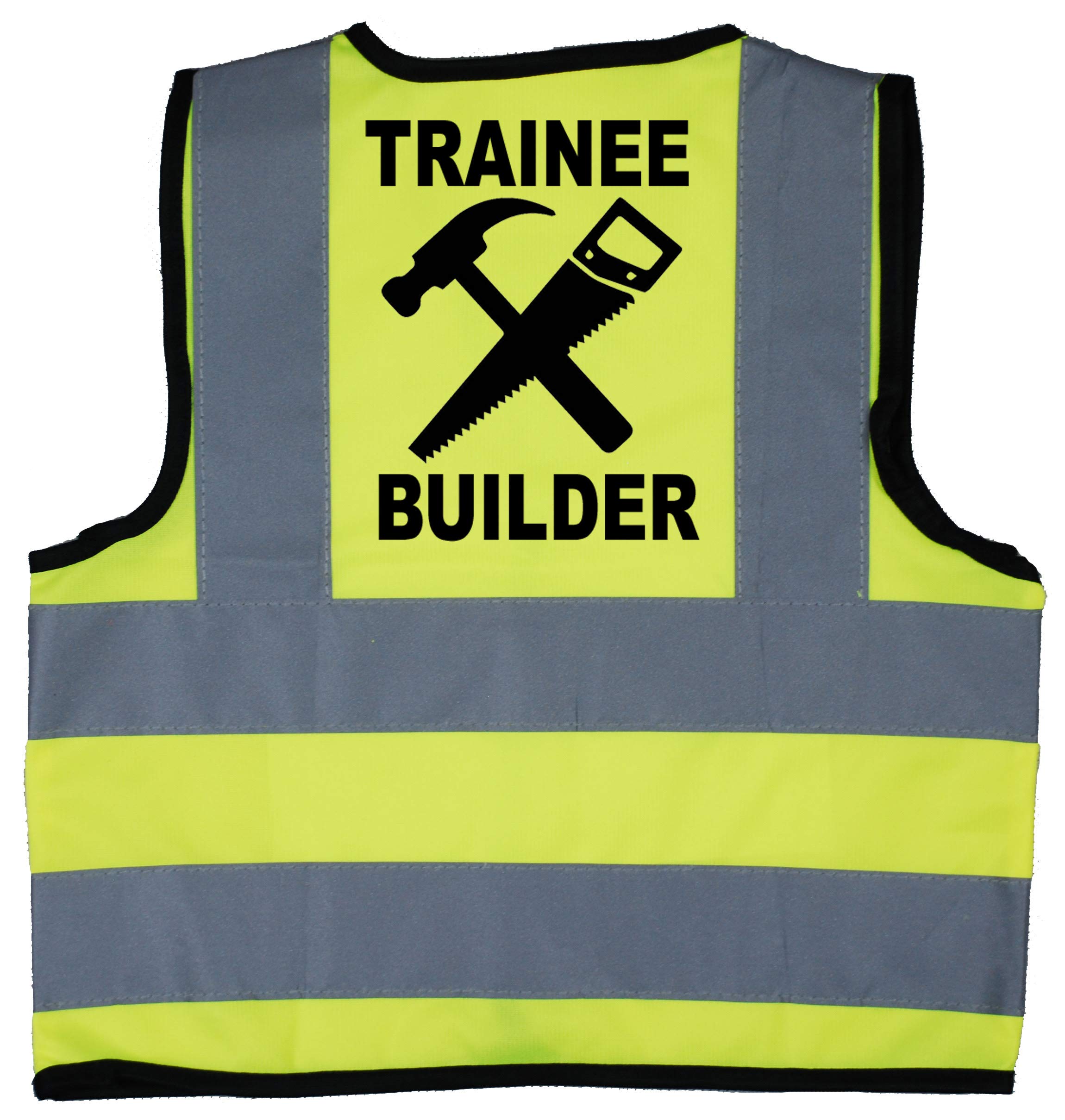 Trainee Builder Baby/Children/Kids Hi Vis Safety Jacket/Vest Sizes to  Years Optional Personalised On Front
