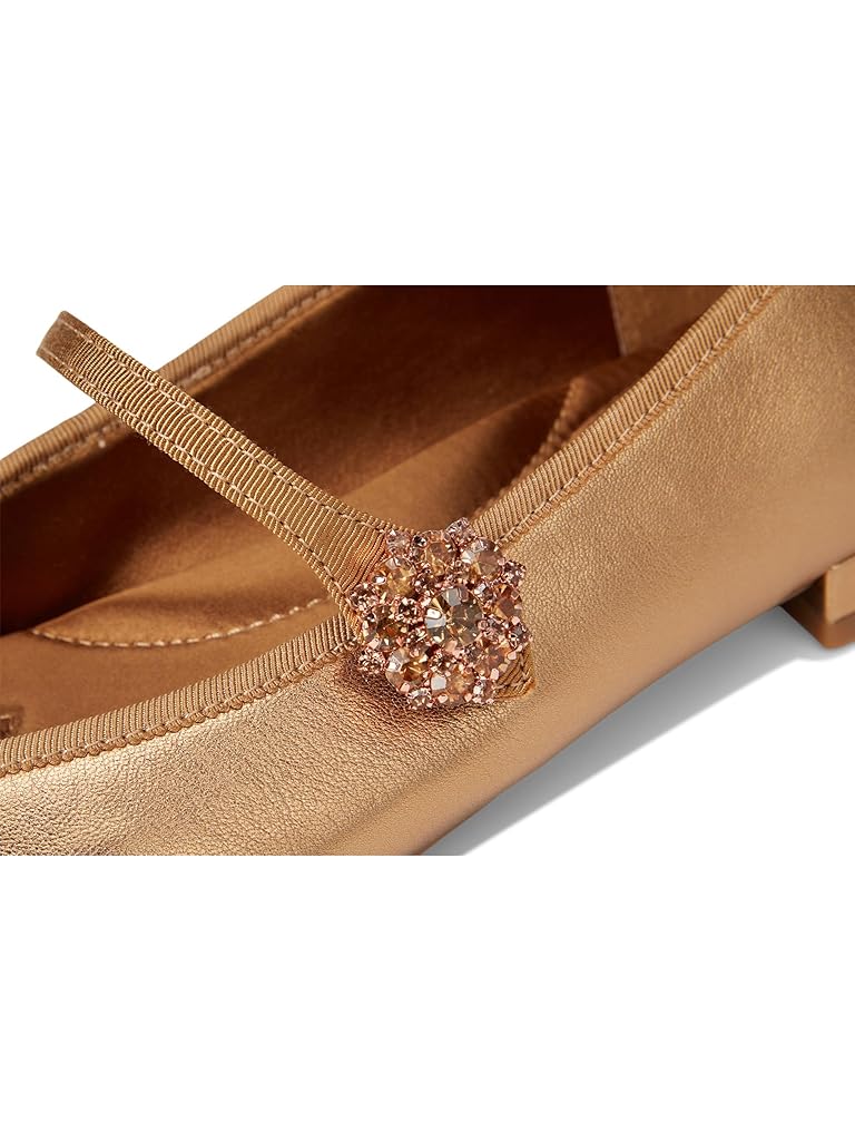 Gold Birdies Goldfinch 15 Mary Jane Metal Leather