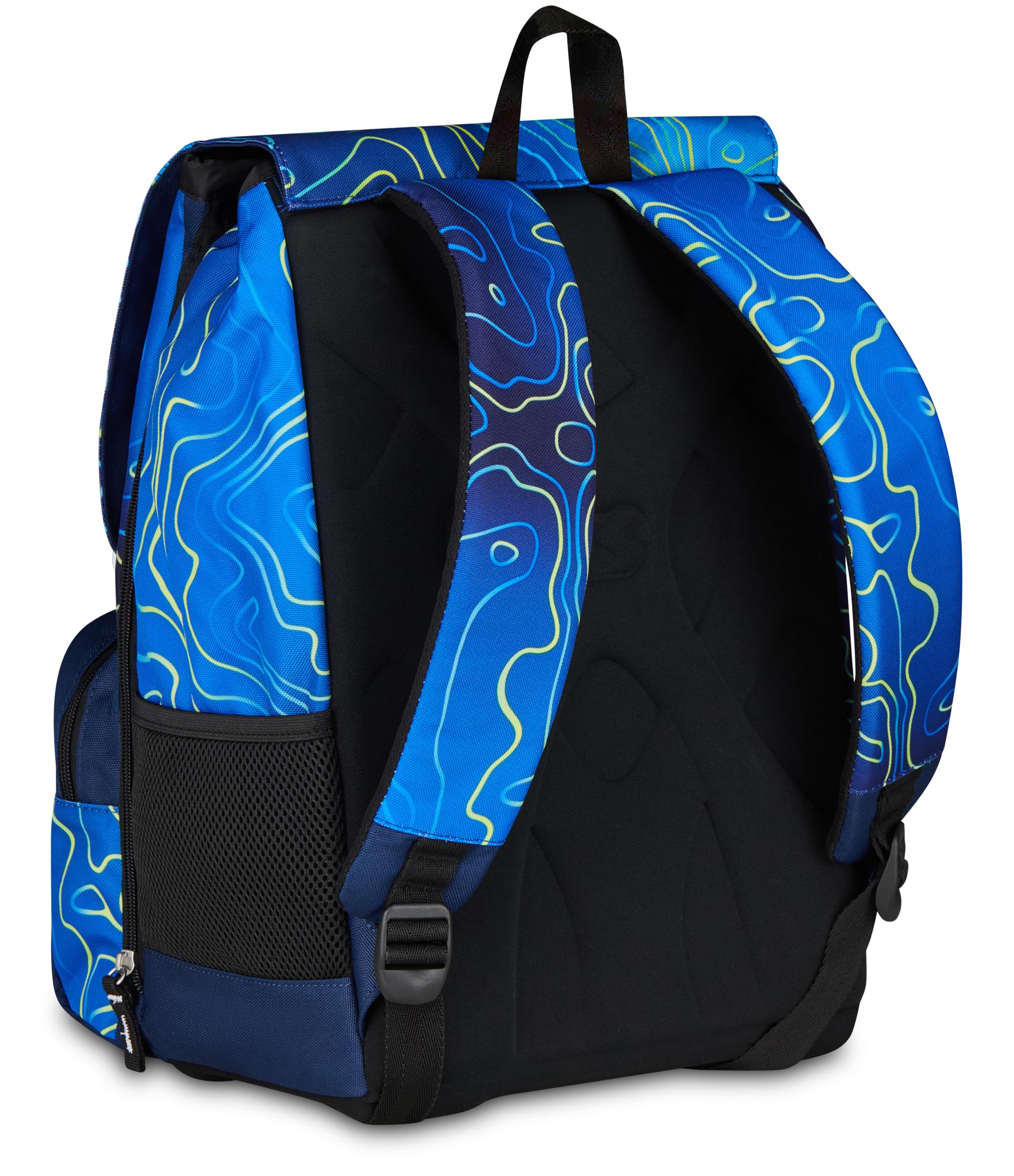 Seven Zaino Doppio Scomparto Estensibile, Blu, Maxi Capienza, Schienale Preformato, Bambino e Ragazzo, Scuola