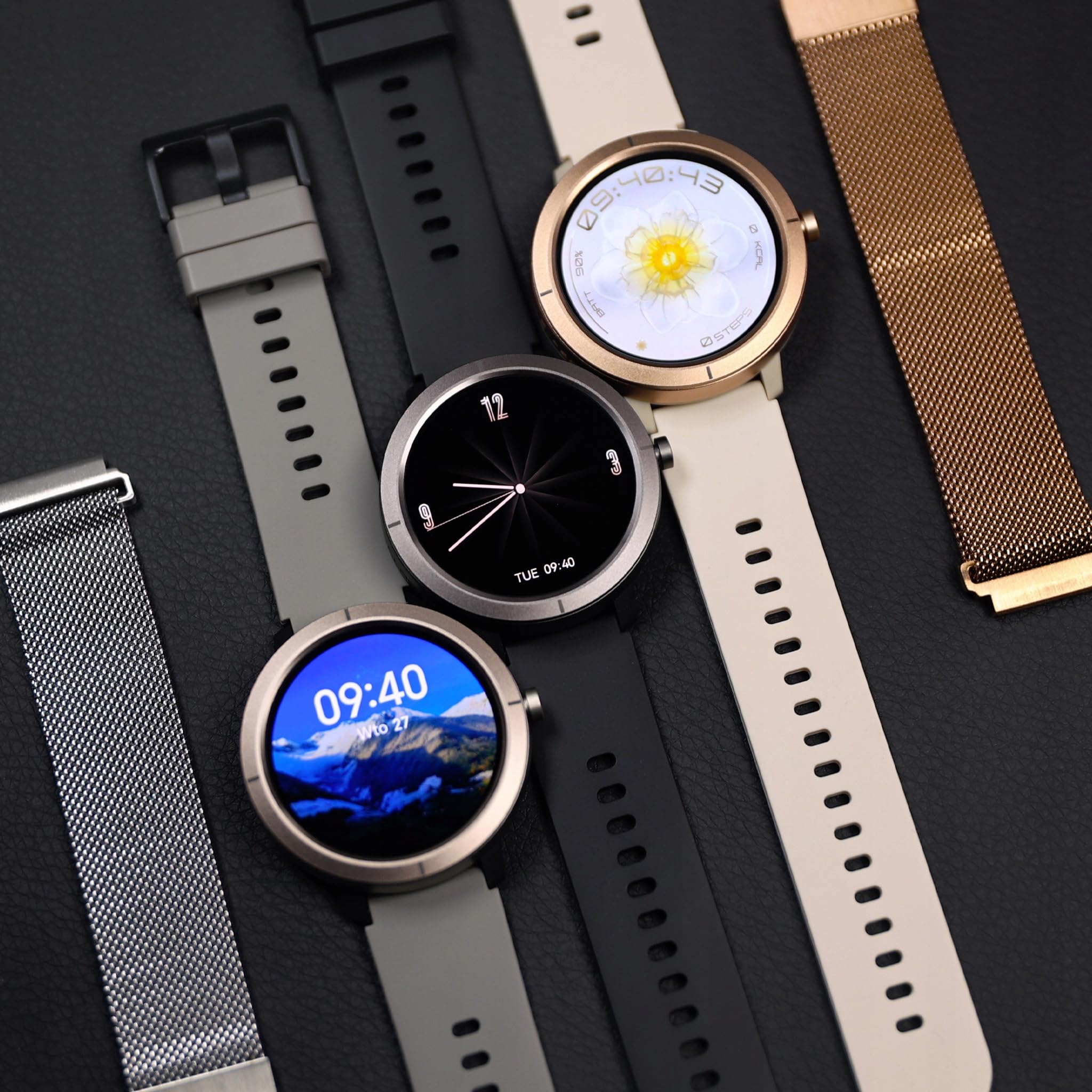 SMARTWATCH DAMSKI ZEGAREK WODOODPORNY GPS MENU PL AMOLED ROZMOWY PULS SPORT