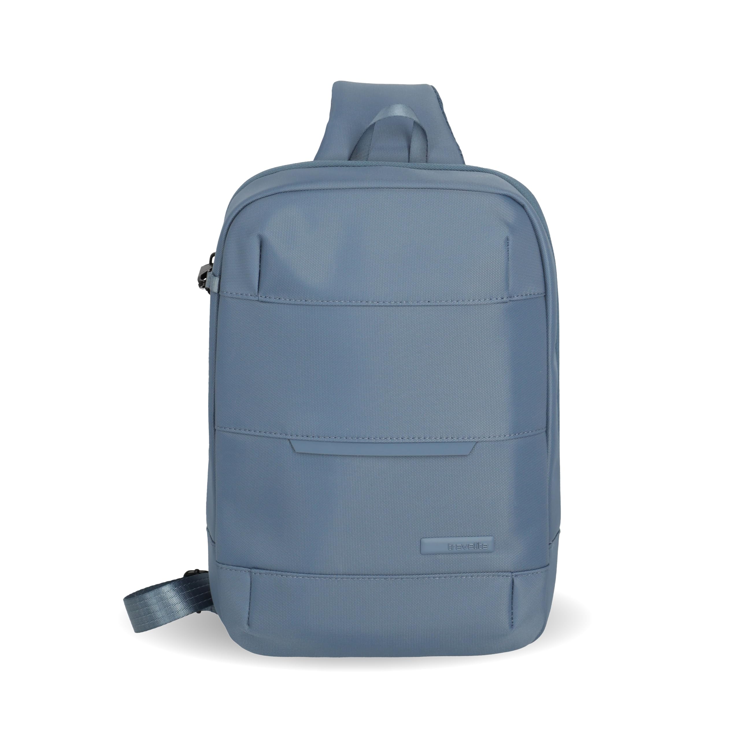Travelite Cross Body Bag, WORKFLOW Umhängetasche aus recyceltem Material mit Sicherheitsfach, Sling Bag