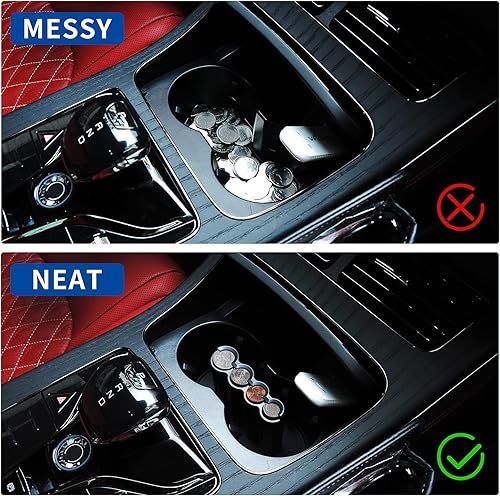 Miniatura 6 de eing Soporte para monedas, organizador portátil de cambio de monedas, soporte universal para monedas para automóvil, carteras, bolsillos