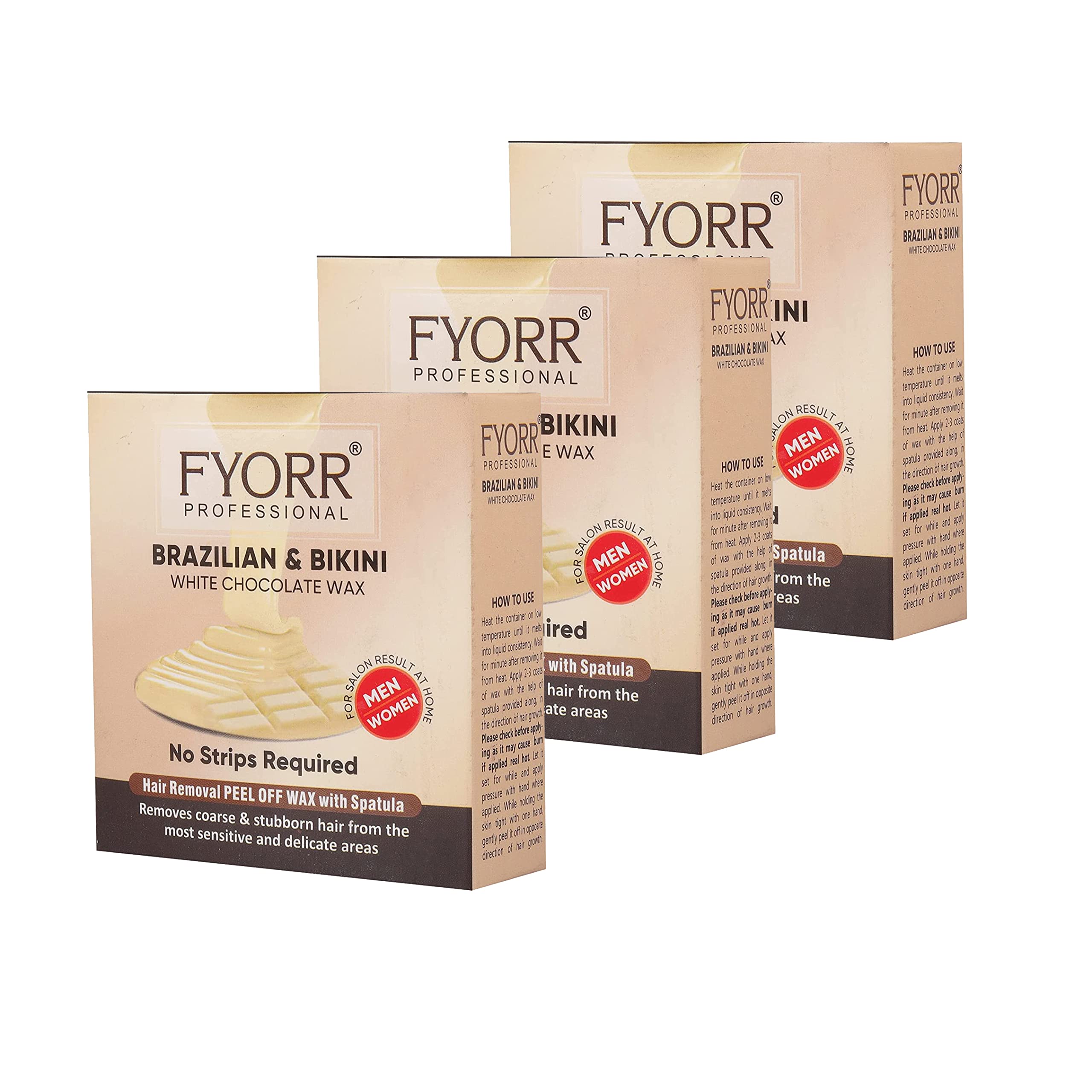 FYORR Painless Brazilian Bikini White Chocolate Katori Peel Off Hair Removal Wax For Sensitive Areas (80Gram X 3) (B0C3ZVXMD5) Amazon Price History, Amazon Price Tracker