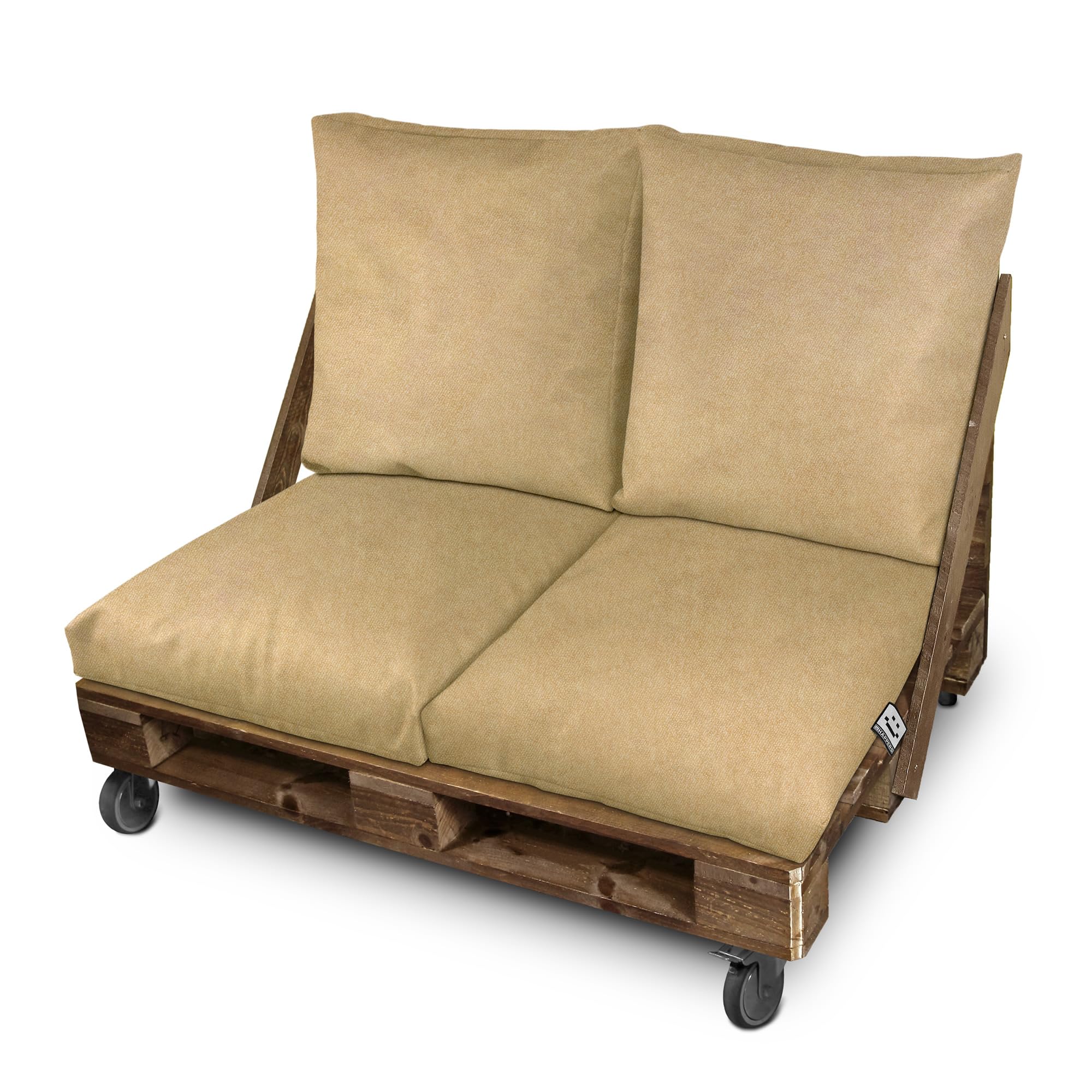 HAPPERS Cojín Suelo o Palets Multiusos Exterior Patagonia Beige 60x80