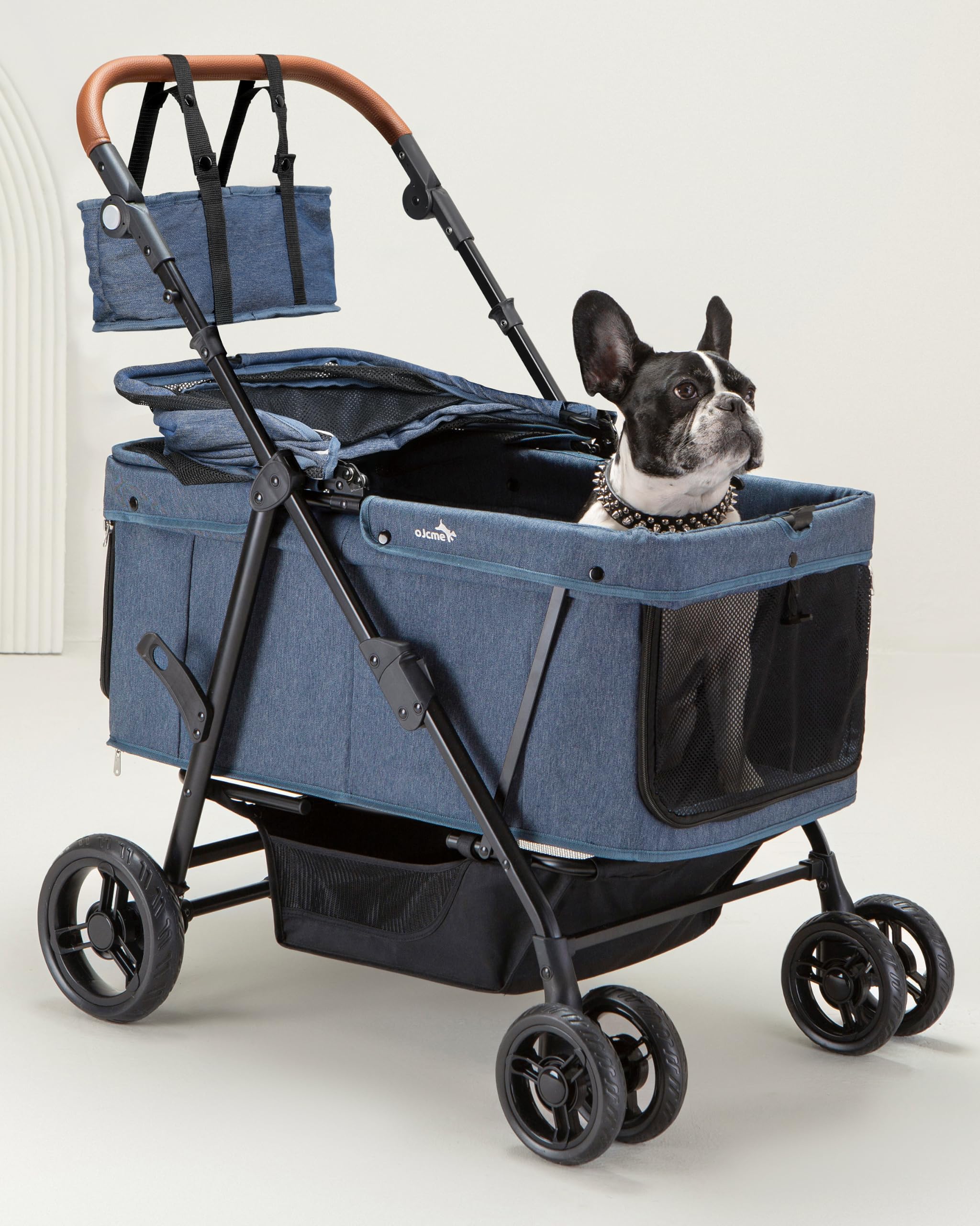 OJCME Dog Stroller for Large & Medium Dogs (20–132 lbs), for 2 Small Dogs