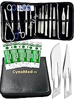 Vista 2 de Nuevo kit de disección de laboratorio de biología de acero inoxidable de primera calidad/anatomía/estudiante de medicina - mango de bisturí