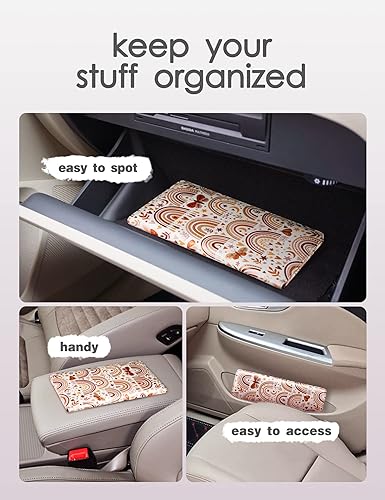 Vista 15 de Mymazn Soporte para registro y seguro de automóvil, organizador de cuero sintético con cierre magnético, soporte para documentos de automóvil