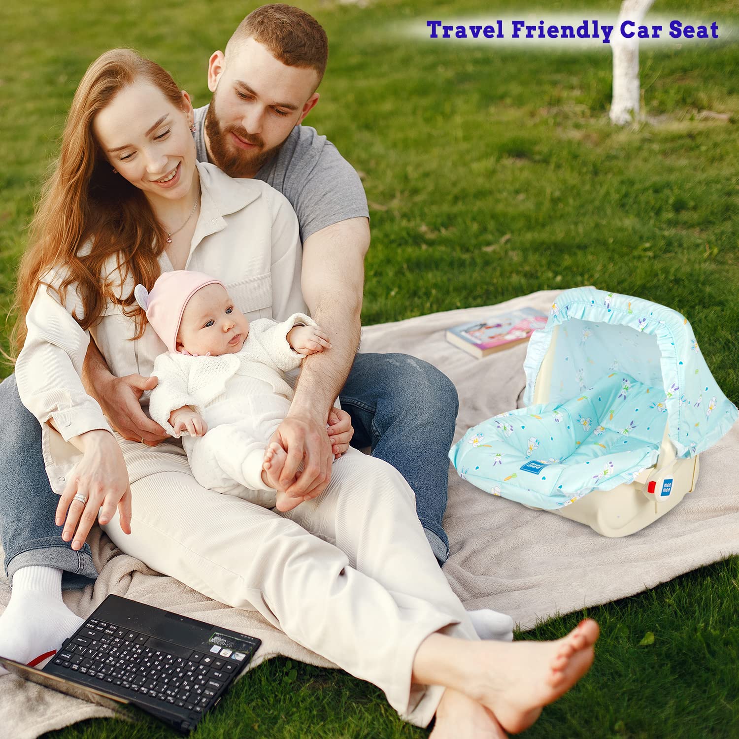 Mee Mee 5-in-1 Baby Carry Cot - Rocker & More -6 Mee Mee 5-in-1 Baby Carry Cot - Rocker & More -6