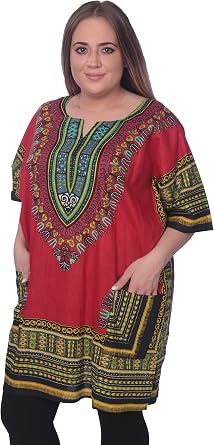 Dashiki Shirt Tribal African Caftan Unisex Top Shirt