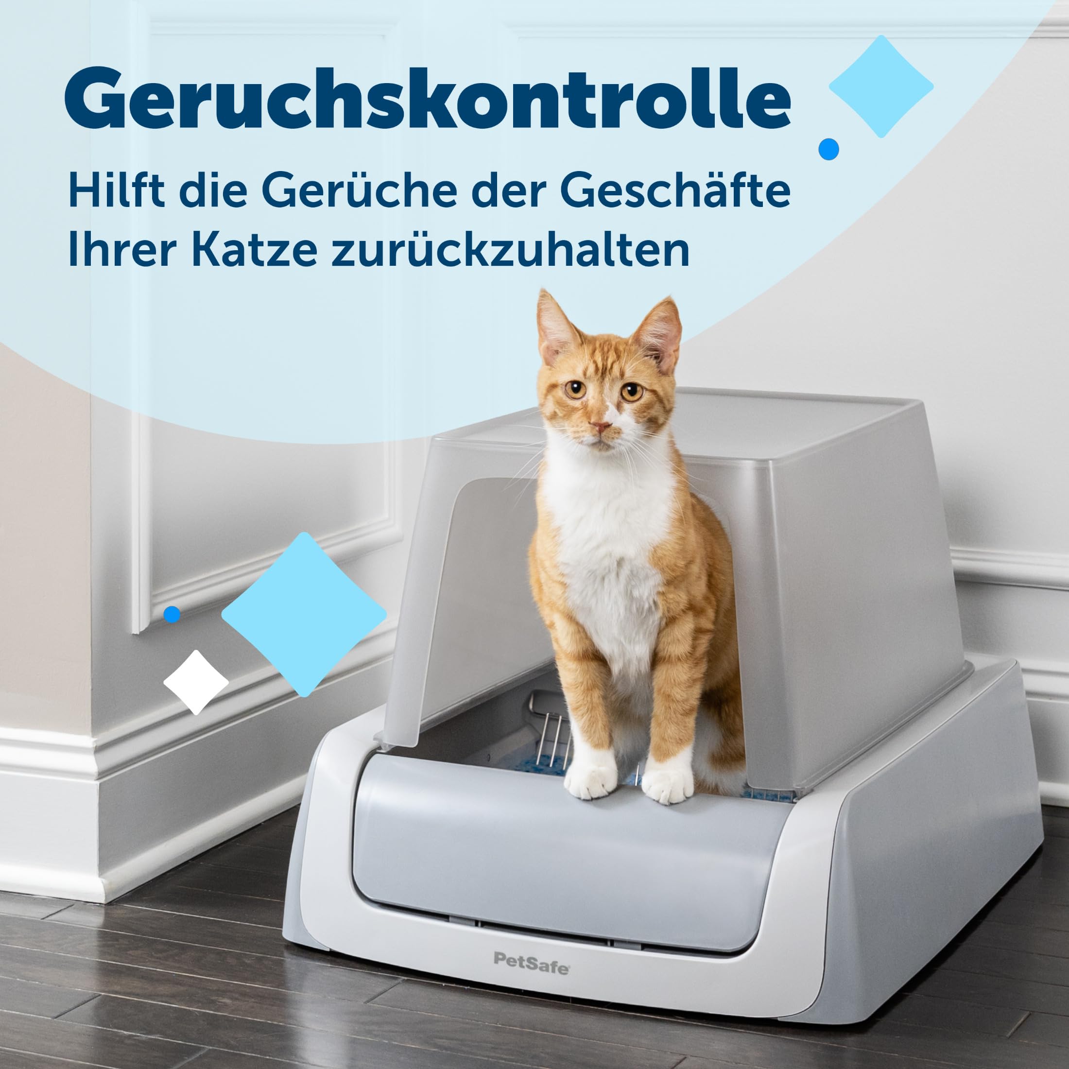 PetSafe ScoopFree Katzenklo Sichtschutz, Grau