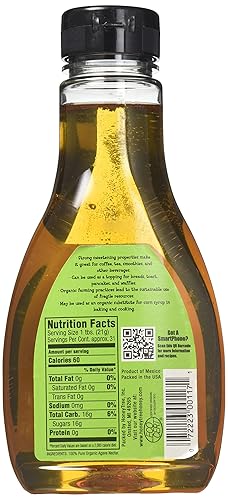 Miniatura 2 de Honey Tree Organic Light Agave Nectar, 23,5 oz