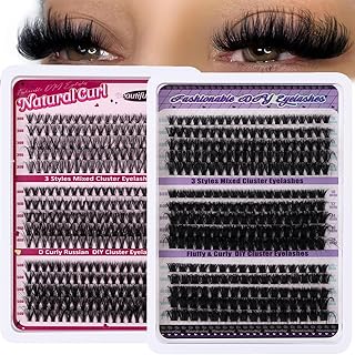 Paquete de 2 racimos de pestañas, 570 unidade...