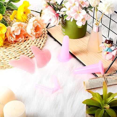 Miniatura 6 de Nuanchu Juego de 4 tazas de masaje de ventosas faciales y tablas de Gua Sha, 2 herramientas de masaje Gua Sha, herramienta facial en forma de