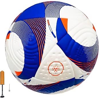 Football Size 5 League Training Football Ball Children and Adults Match Football Great Football Gift with Pump