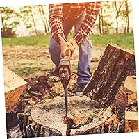 Vista 6 de DOITOOL Cuñas de mango de cuña triangular, cuñas de acero corrugado, mango de acero, accesorios de martillo, mango de acero, forma de cuña de acero