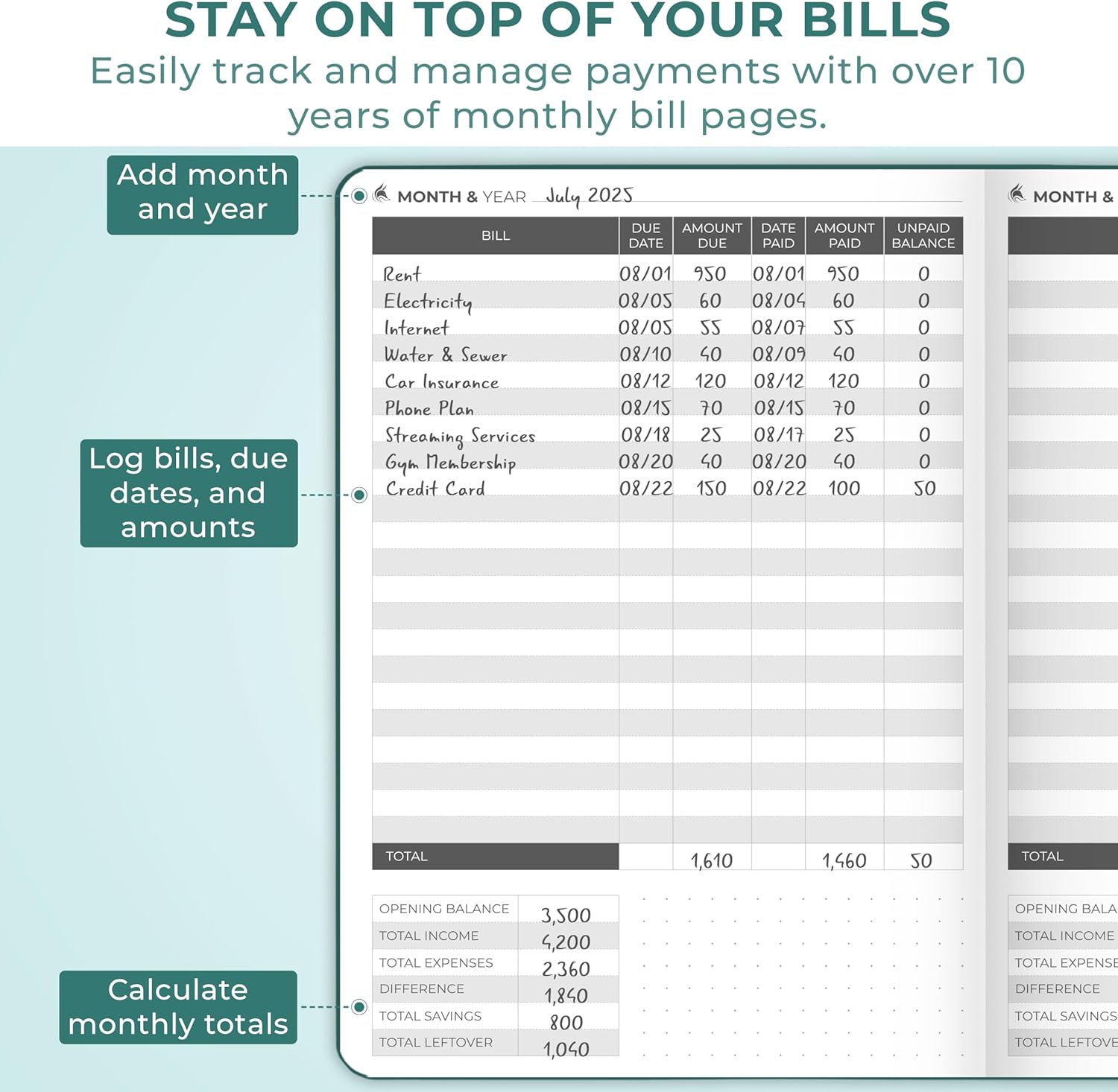 Master Your Finances: A Review of the Clever Fox Bill Tracker Notebook