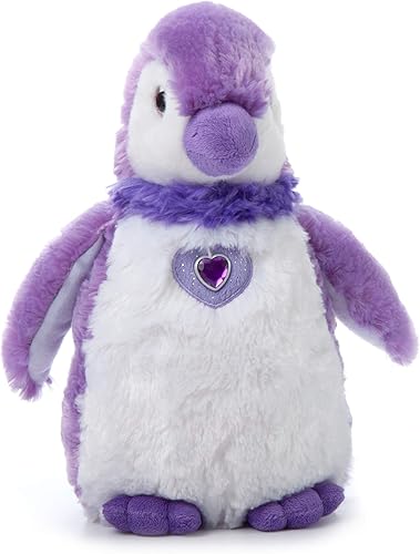 The Petting Zoo, Posh Pingüino de peluche, regalos para niñas, juguete de peluche de pingüino morado de 12 pulgadas