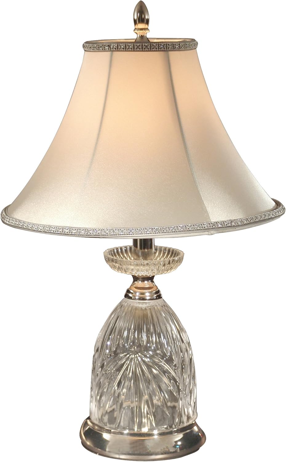 Dale Tiffany GT70459 Walterboro Table Lamp, Brushed Nickel and Fabric Shade