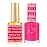 DND DC Gel Polish Set, Pink Collection, UV/LED GelPolish and Air Dry Nail Lacquer, Matching Chip-Free Polish Duo, 070 Visionary Pink, 0.5 Fl Oz Each