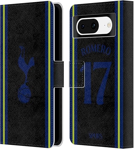 Head Case Designs Officially Licensed Tottenham Hotspur F.C. Cristian Romero 202223 Players Home Kit Leather Book Wallet Case Cover Compatible with