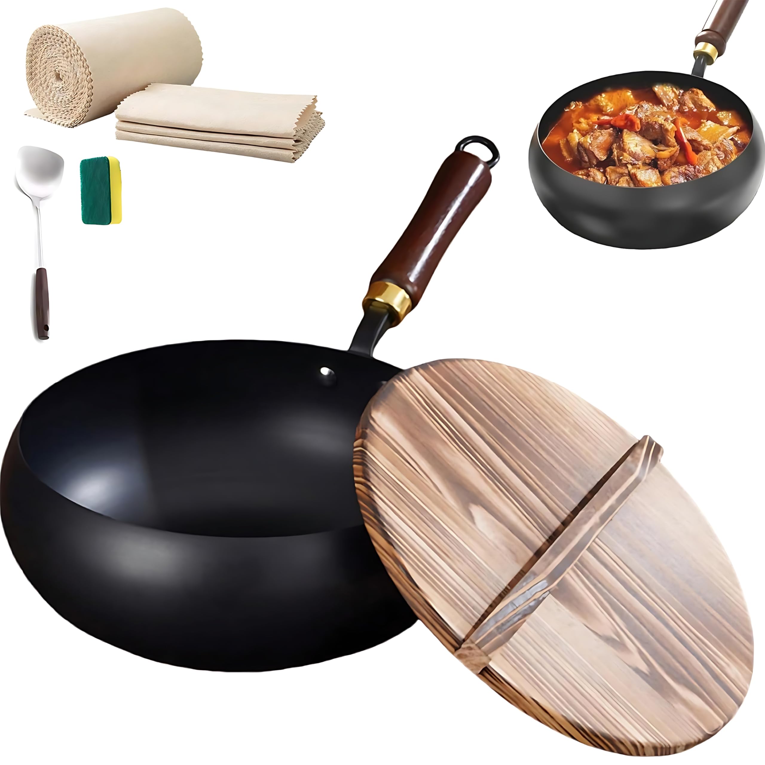 Poêle en fer japonaise pour réussir tous vos plats sautés au gaz