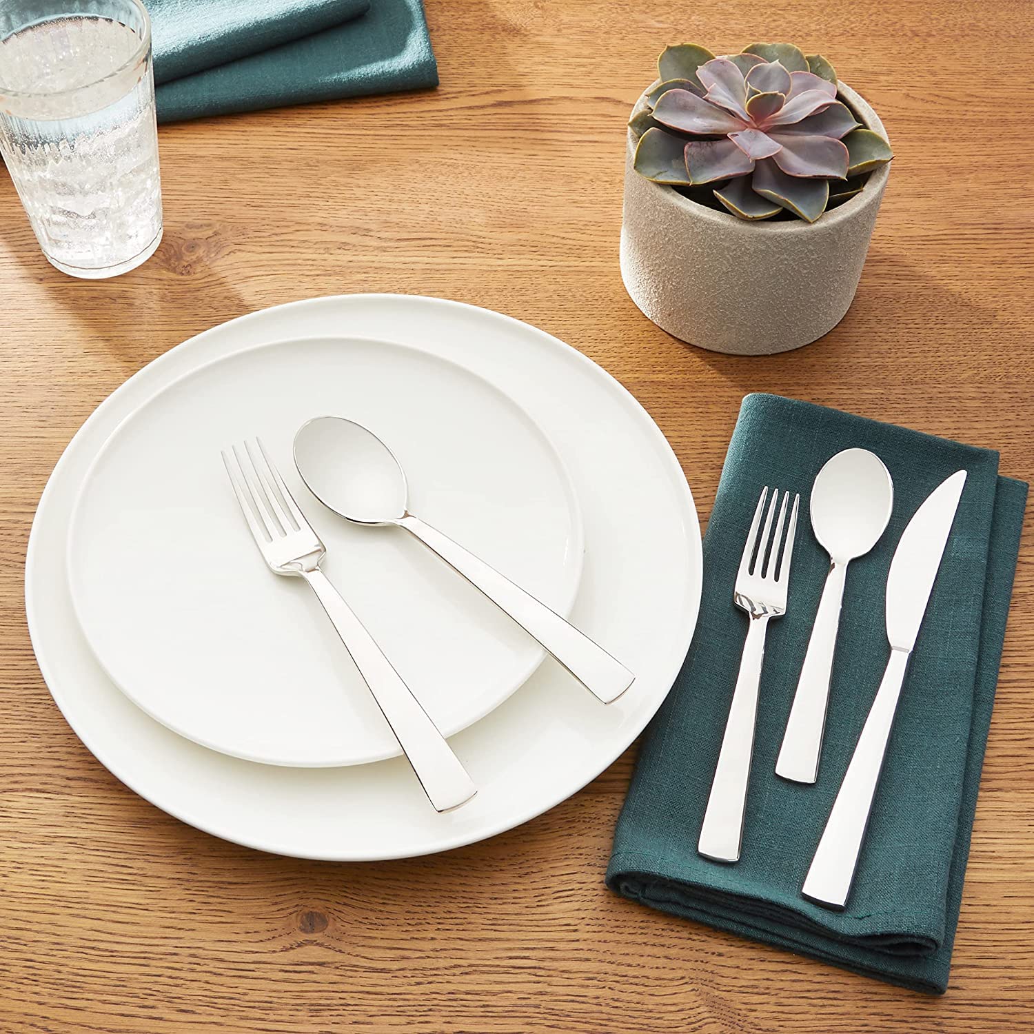 Amazon.com: Ginkgo International Burton 42-Piece Stainless Steel
