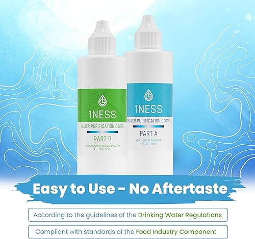 Miniatura 5 de Kit de dióxido de cloro de 2 partes, líquido clásico 11, juego de ácido clorhídrico 4% (HCl) solución de sodio (4 onzas)