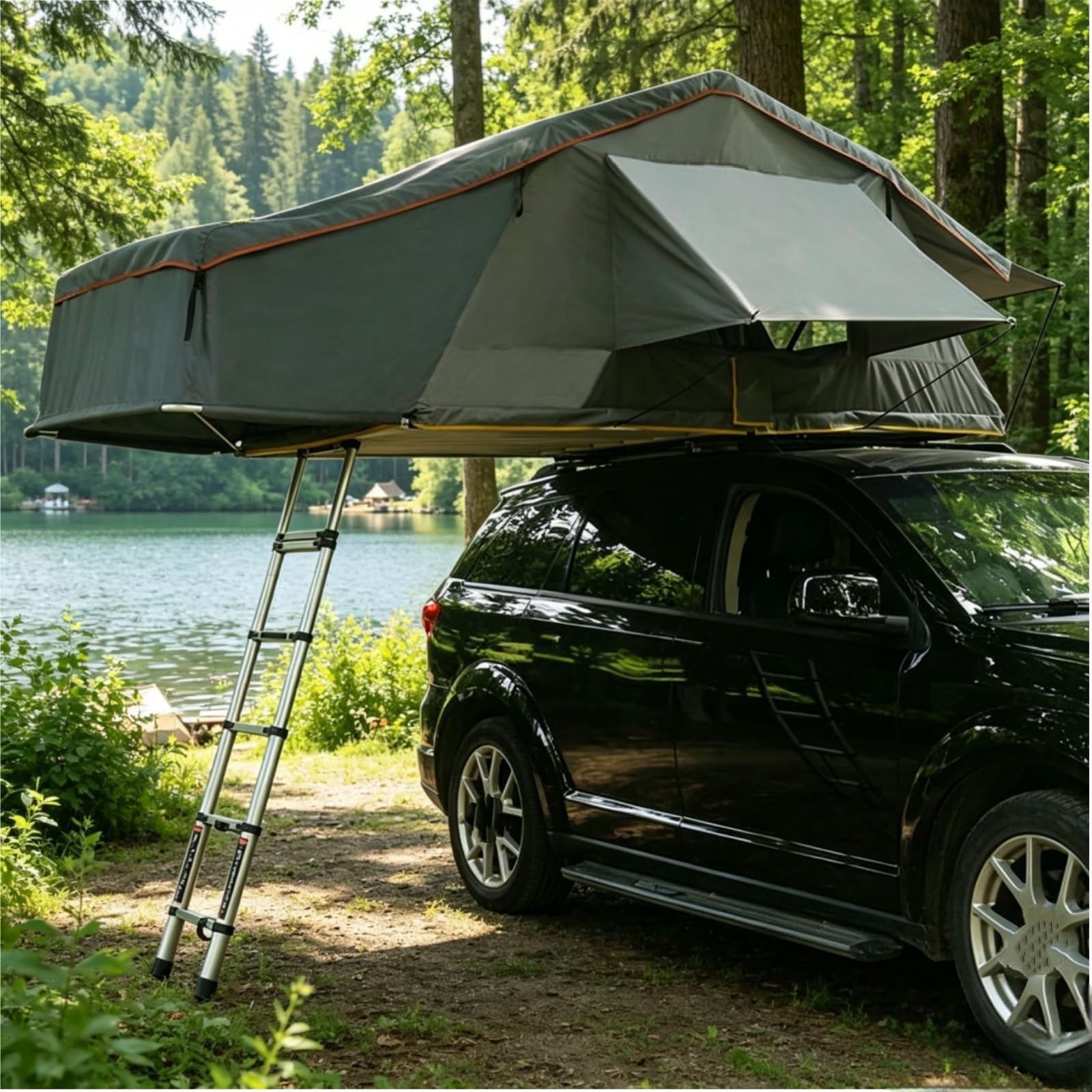 Tienda De Campaña Para Techo De Coche, Tienda De Campaña Impermeable Para Techo De Coche, Ideal Para Viajes Por Carretera Y Desplazamientos De Larga Distancia
