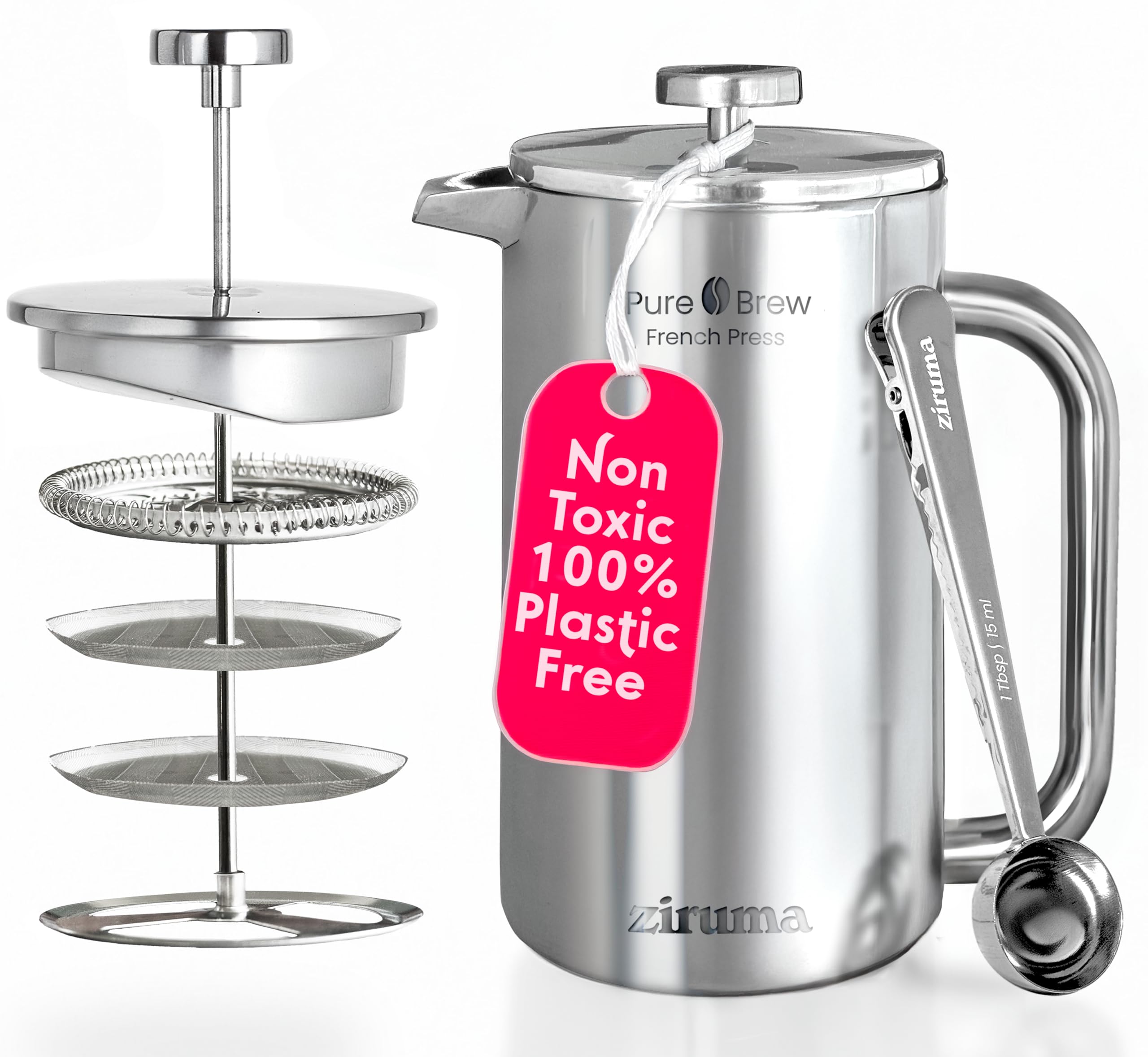 Amazon.com: Ziruma Non-Toxic French Press, Surgical