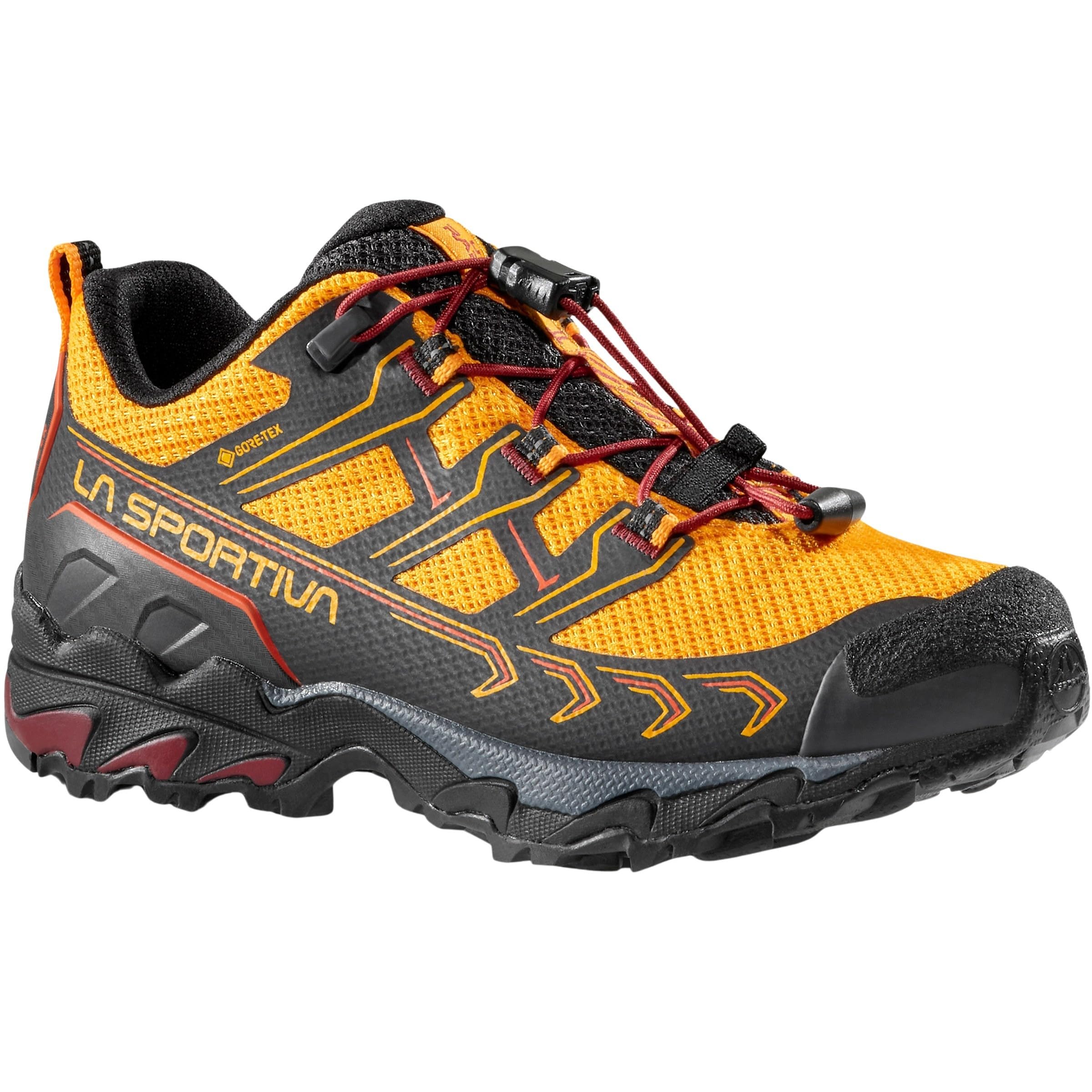 LA SPORTIVA Bambini Ultra Raptor II GTX Scarpe, Papaya-Sangria, 34