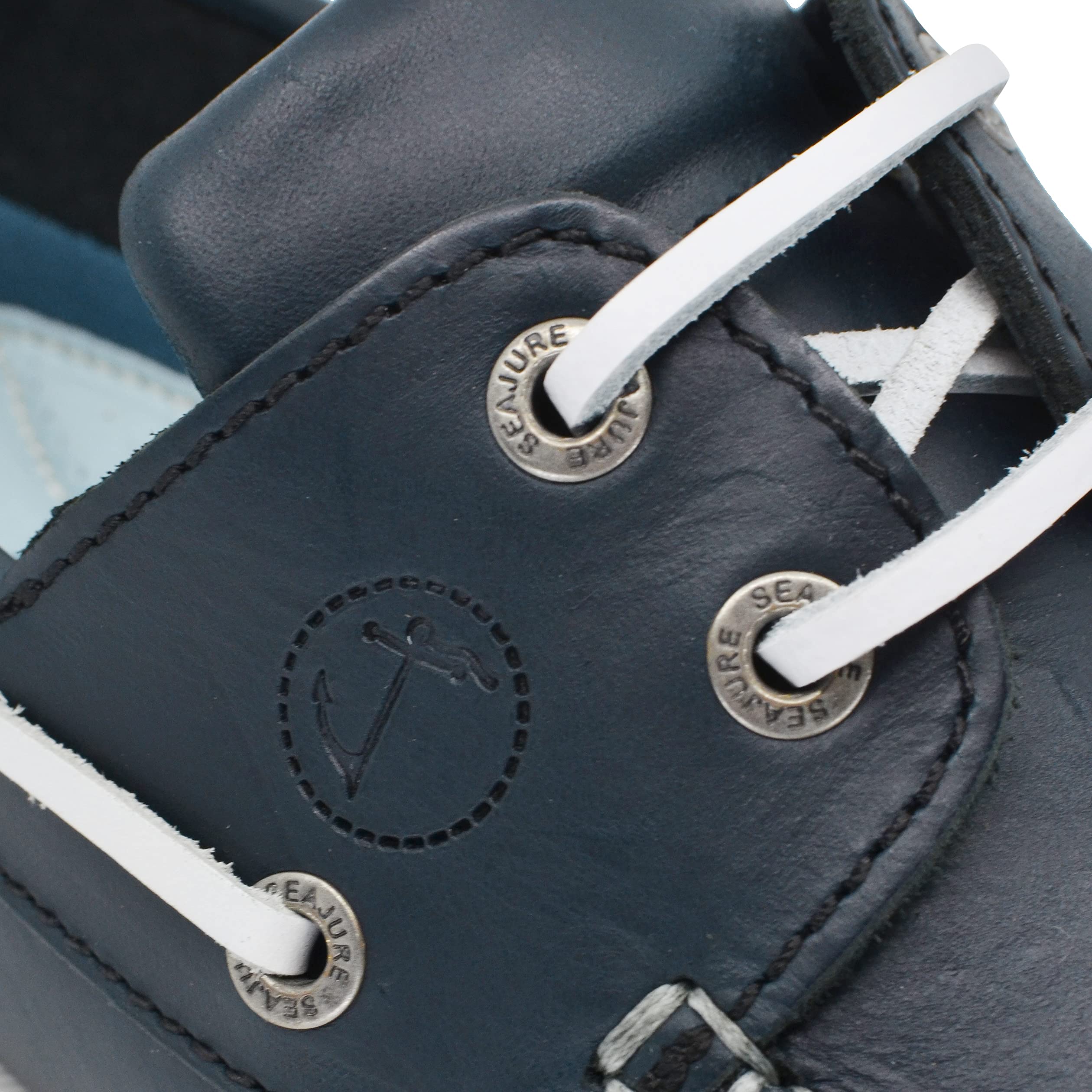 Chaussures Bateau pour Femme Watamu Cuir Bleu Marine