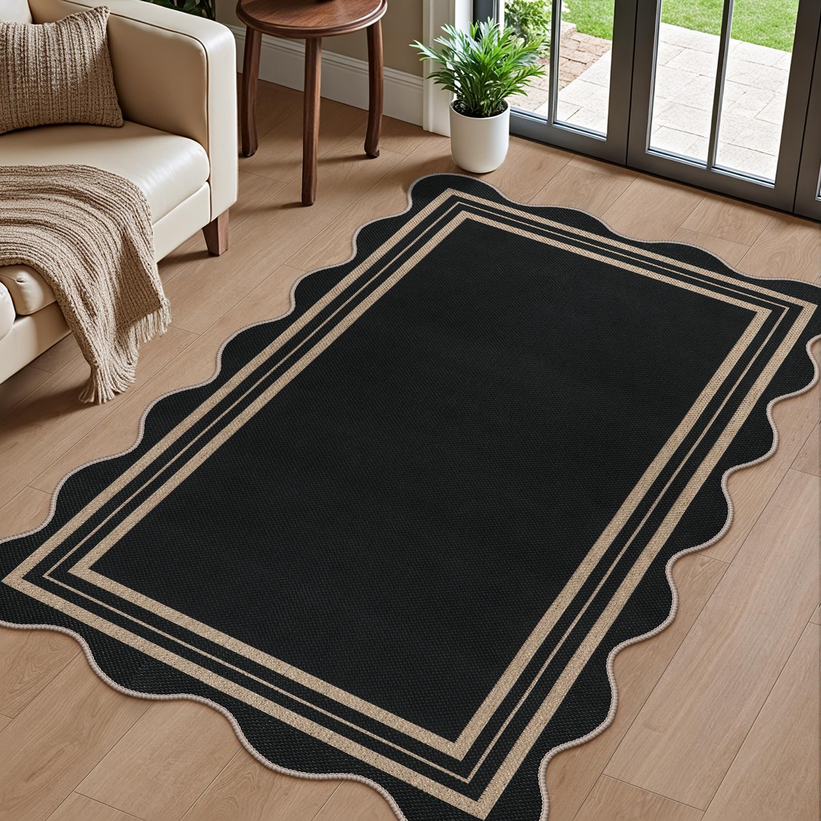 LORWER Easy Jute 3x5 Outdoor Rug