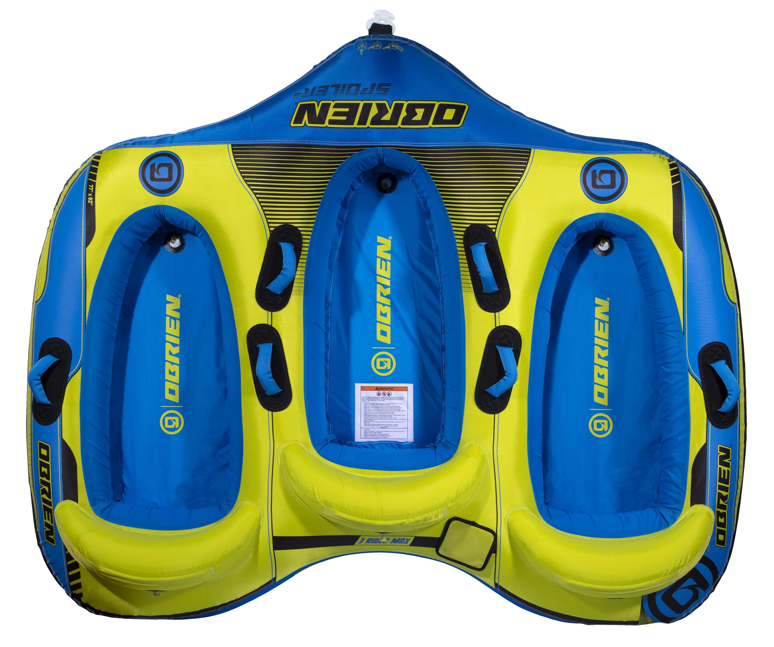 Amazon.com: O'Brien Spoiler 2 or 3 Person Inflatable Towable Tube