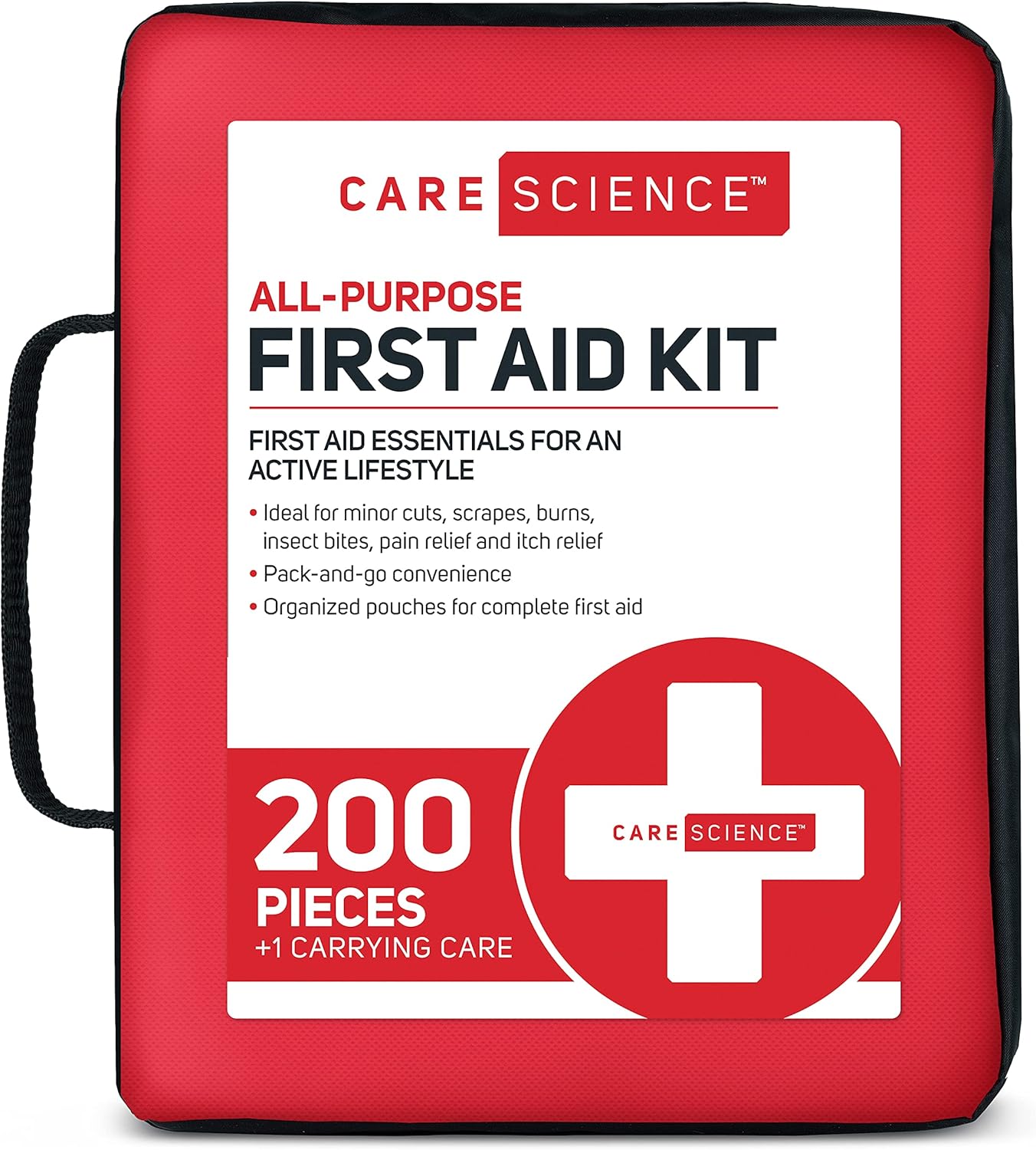 Care Science First Aid Kit All Purpose, 200 Pieces