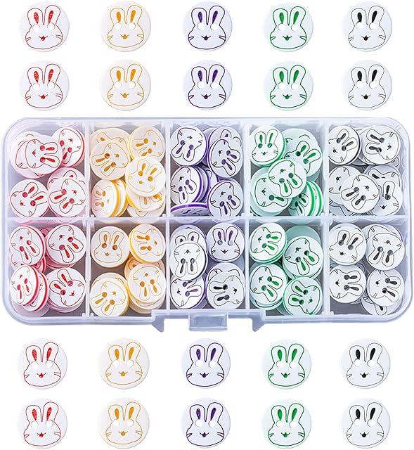 150Pcs Buttons for Baby Cardigans Knitting 12mm, Resin Buttons Mixed Colour, Round Sewing Buttons, Cute Assorted Buttons with Plastic Storage Box for Art Craft Child Clothing Sewing DIY Decoration