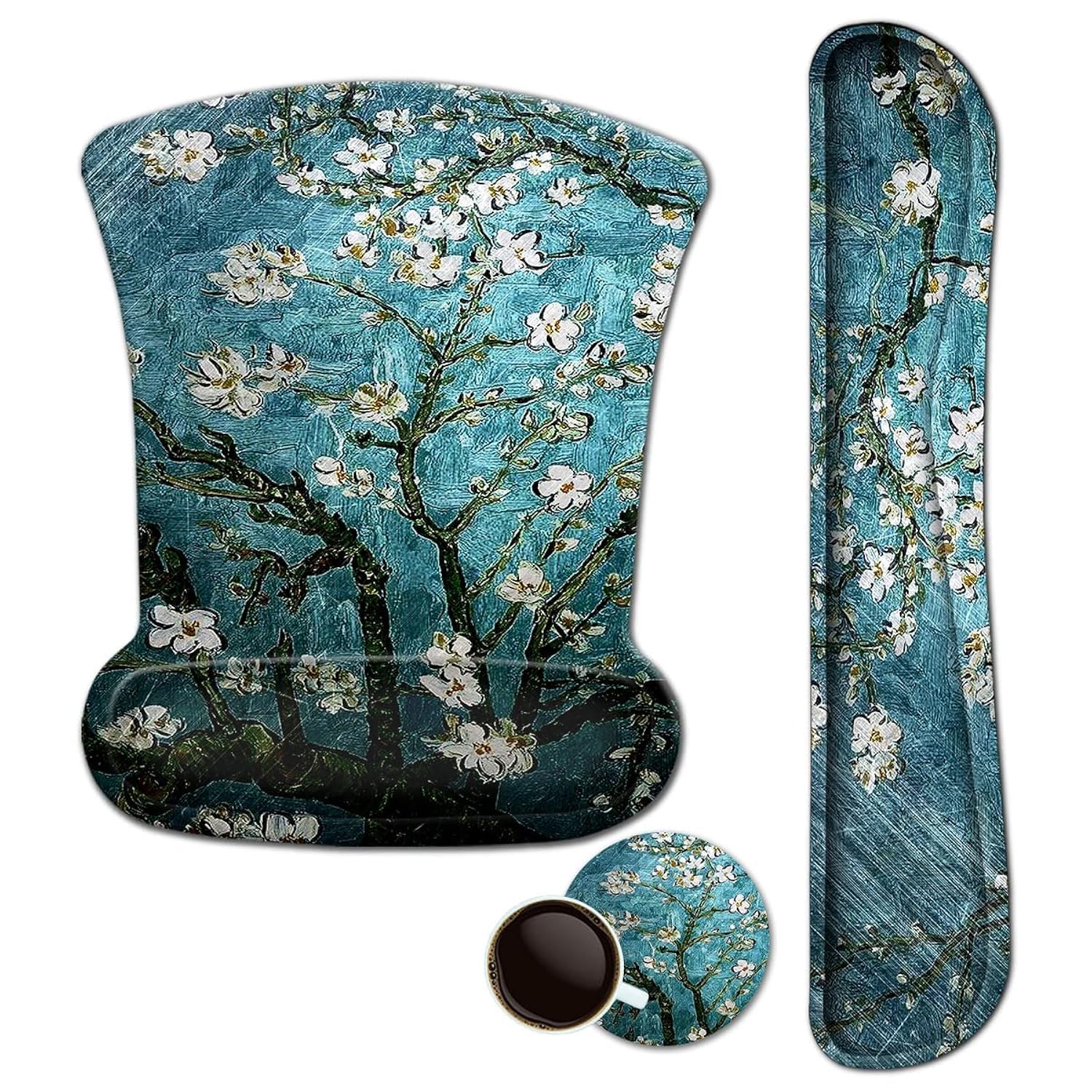 iVeze Mouse Pad with Wrist Rest - Pain Relief -12