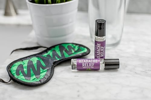 Miniatura 5 de Mezcla de alivio del dolor de cabeza 100% puro, el mejor aceite esencial de grado terapéutico, aromaterapia roll-on totalmente natural, 0.3 fl oz