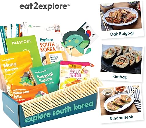 Miniatura 76 de eat2explore Kit de horneado de postres reales para familias Incluye 3 tarjetas de recetas de Japón, Turquía y Columbia con ingredientes clave