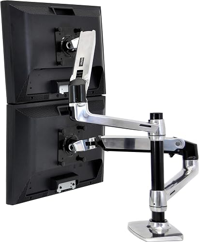 Ergotron LX Dual Stacking Arm for Up to 24 inch Display