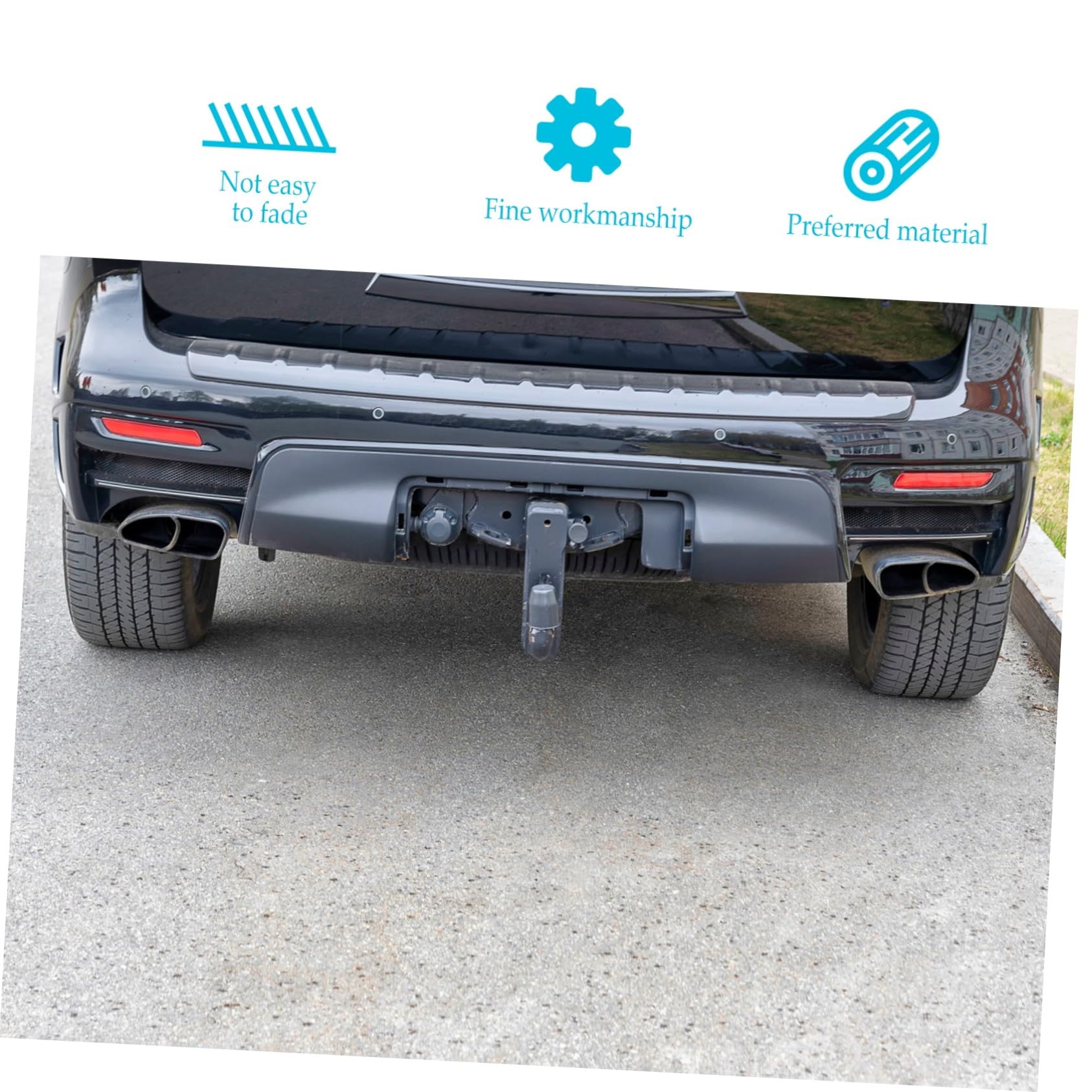 GALPADA Pallone Accessorio Protezione dalla Ruggine e dalla Pioggia Rivestito in Cromo M19 50mm per Gancio di Traino per Rimorchi e Auto per Vacanze Estive e Soccorso Stradale