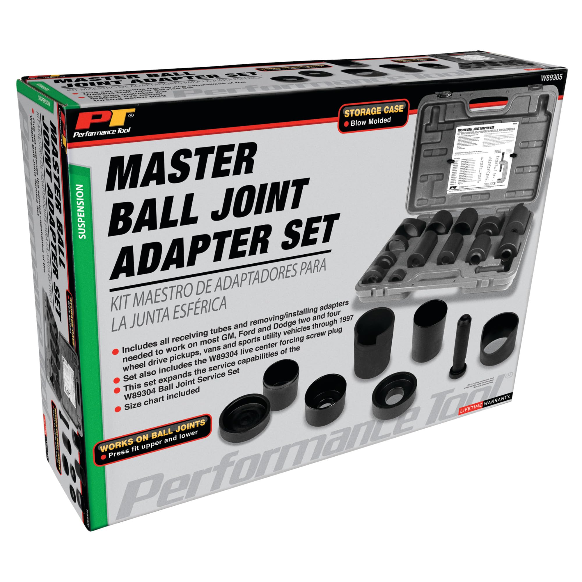 Amazon.com: Performance Tool W89305 Master Ball Joint Adapter Set