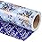 WRAPAHOLIC 30 Inch Reversible Christmas Wrapping Paper - 30 Inch x 33 Feet - Pinecone and Merry Christmas Blue Wrapping Paper for Xmas Holiday, Party Celebration