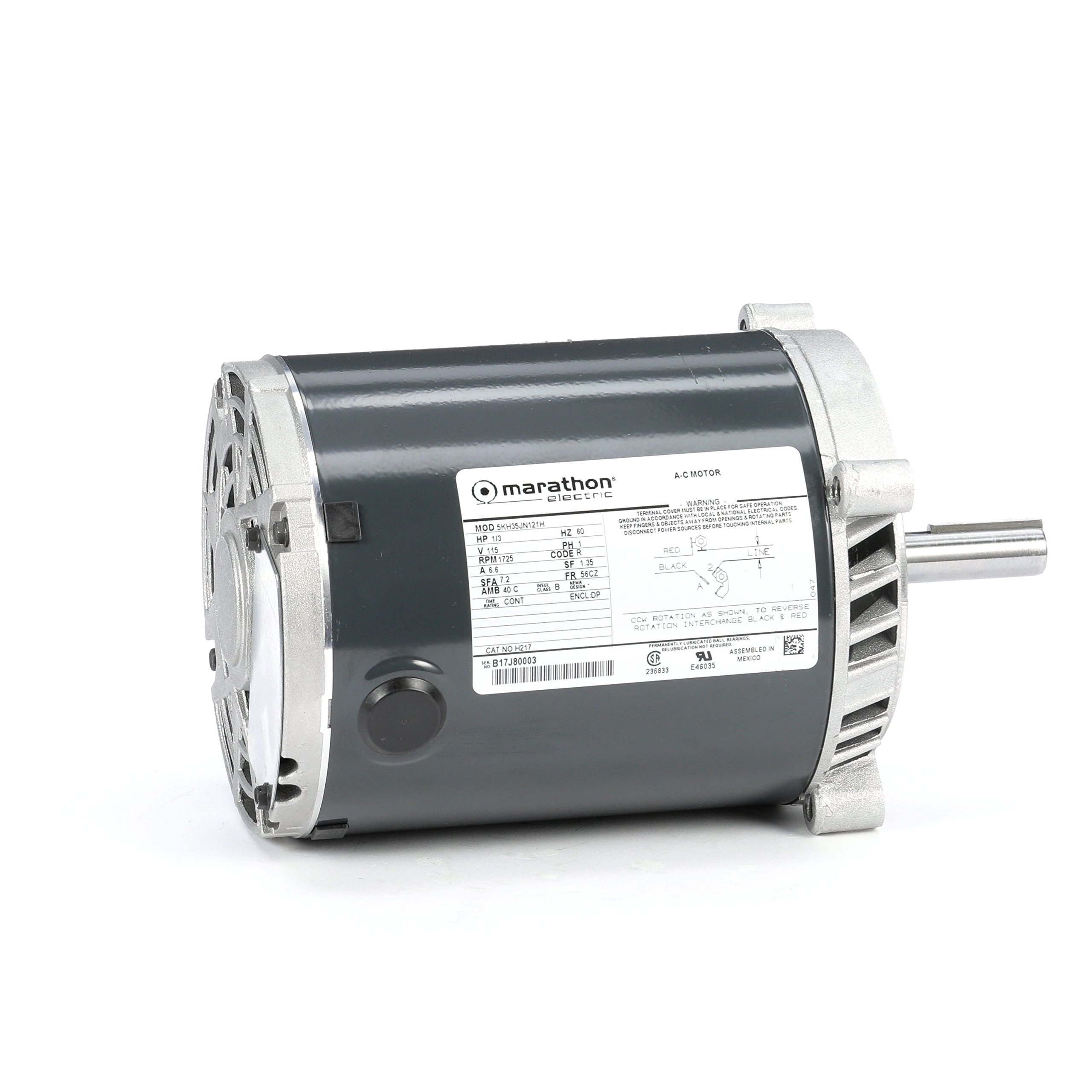 1000HOUR HEARING MARATHON 2020/6〜2021/5 Marathon H217 56CZ Frame Exhaust Ventilator Motor, Single Split