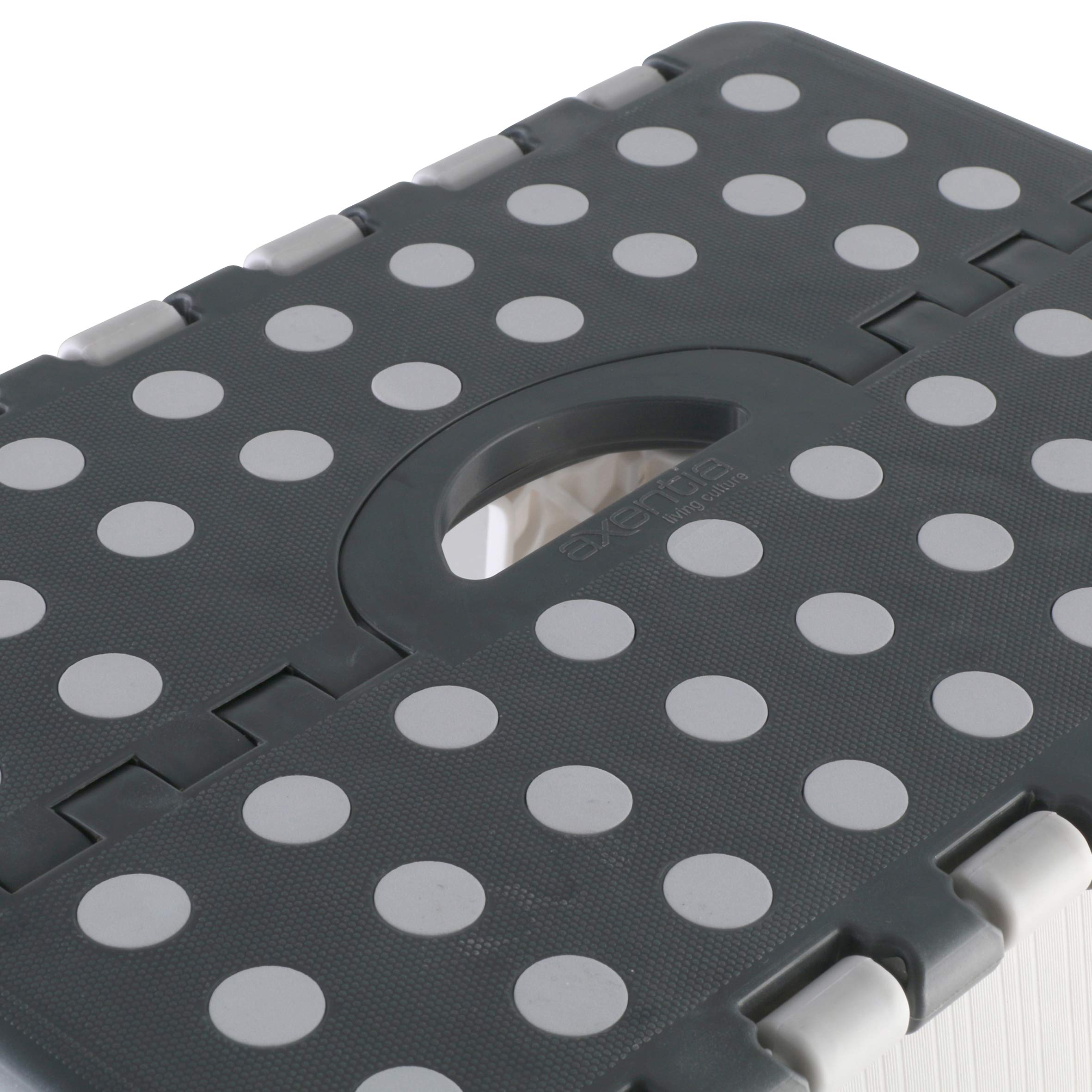 axentia Asiento plegable 127721, resistente hasta 150 kg, plegable, 37,5 x 32 x 30 cm, colores surtidos