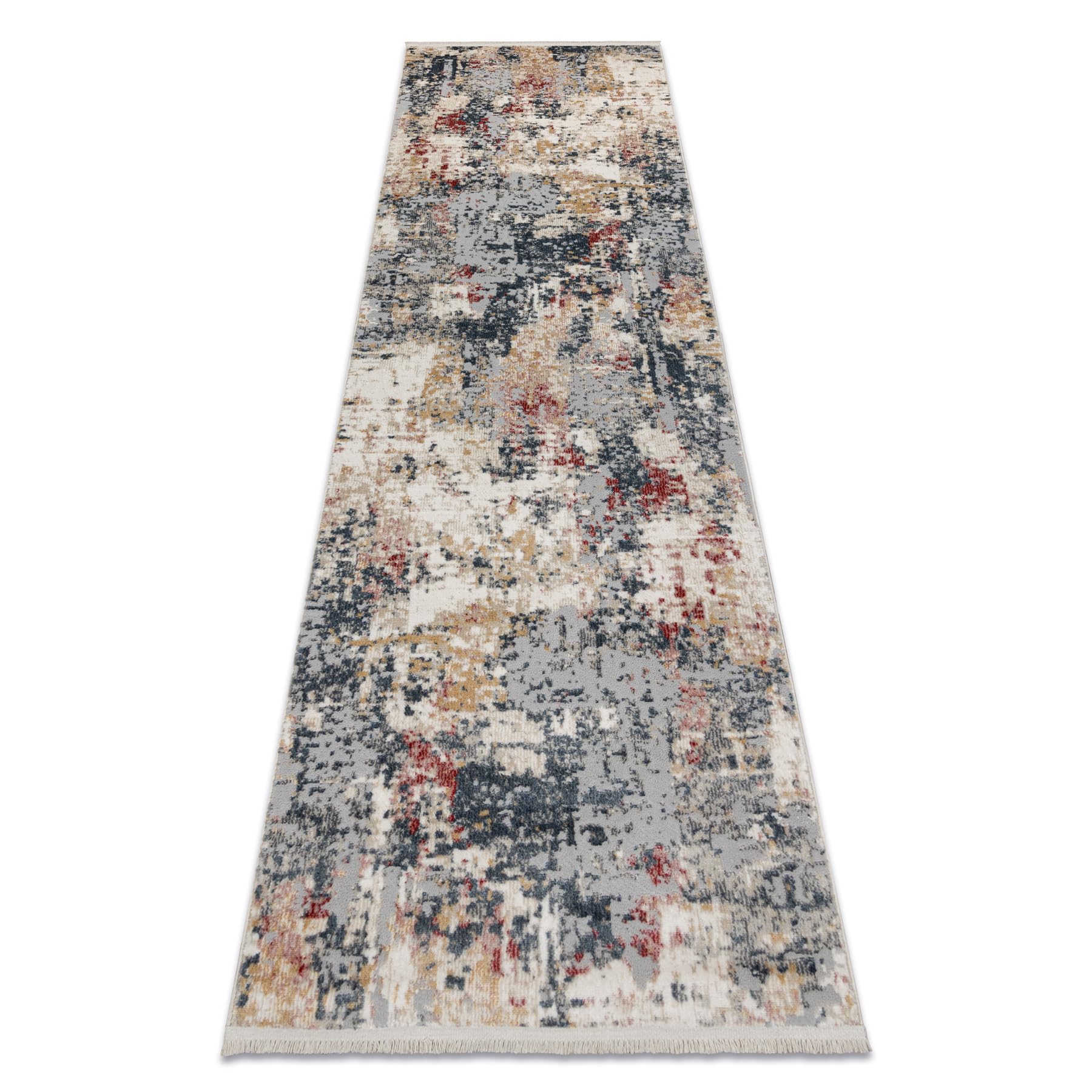 Alfombra pasillo rugsx DISTIN para proteger suelos fríos con elegancia vintage rosa